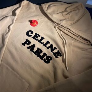 Celine Paris Bubble Logo Hoodie